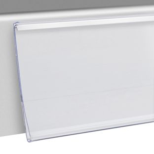 Data strips DBR, self-adhesive, with C-snap 80 mm | 100 mm | for sticking (standard adhesive tape) 