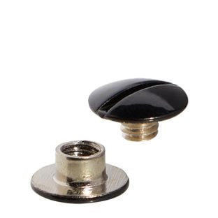 Binding screws, black painted 3.5 mm