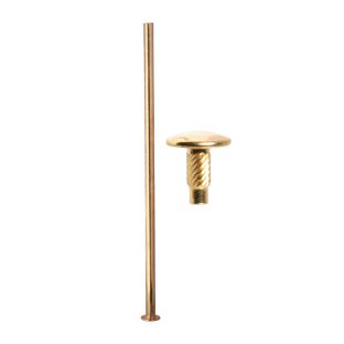 Binding screws with hammertop, brass-plated 120 mm