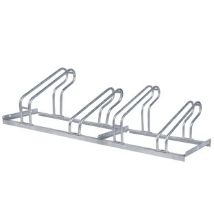 Bicycle rack floor, metal 4 bicycles