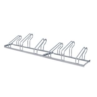 Bicycle rack floor, metal 6 bicycles