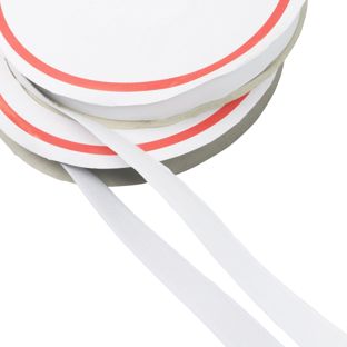 Suchý zip samolepicí, sada 25 m pásky se smyčkami a 25 m pásky s háčky 25 mm | bílá 