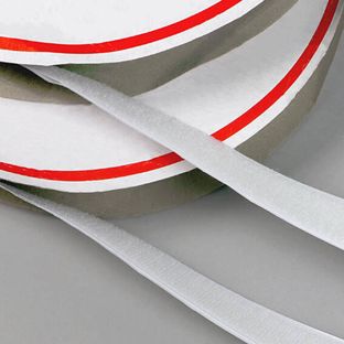 Hook and loop tape self-adhesive, set of 25 m loop tape and 25 m hook tape 30 mm | white 