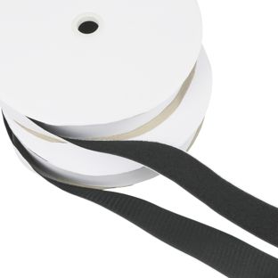 Hook and loop tape self-adhesive, set of 25 m loop tape and 25 m hook tape 50 mm | null