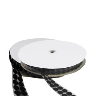 Hook and loop dots roll, 21 mm | null | Set - Hook & Loop
