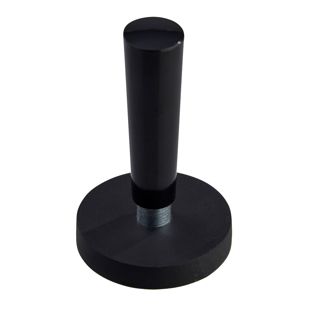 Pogumované magnety s úchytem 31 mm | černá  |  