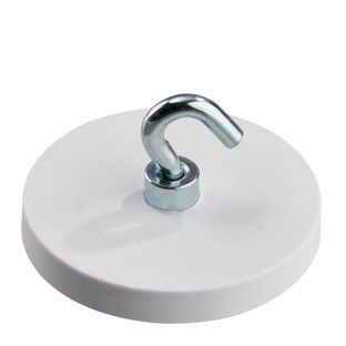 Rubber-coated magnet with hook 43 mm | null