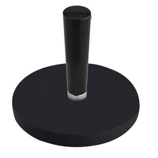 Pogumované magnety s úchytem 66 mm | černá  |  