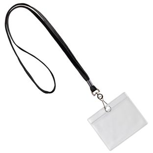 ID card holder with lanyard landscape | null | 86 x 54 mm