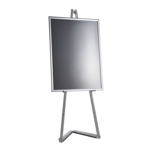 Mobile aluminium easel with snap frame silver  | 1500 mm | A1 594 x 841 mm 