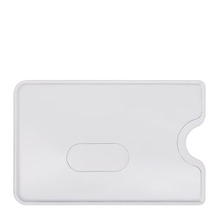 Credit card holders with RFID protection and long hole slot, 59 x 88 mm,  white | SPRINTIS