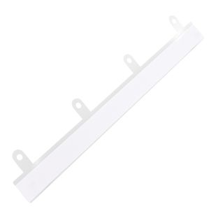 Plastic fasteners, self-adhesive transparent | with 4 eyelets