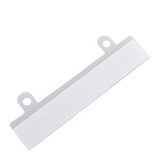 Plastic fasteners, self-adhesive transparent | with 2 eyelets