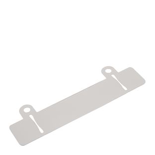 Fasteners transparent | with 2 eyelets, slitted