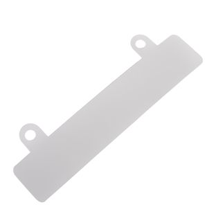 Fasteners transparent | with 2 eyelets, unslitted