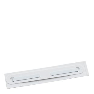 File System with prongs, self-adhesive, 3 Parts, 97 x 20 mm, white 