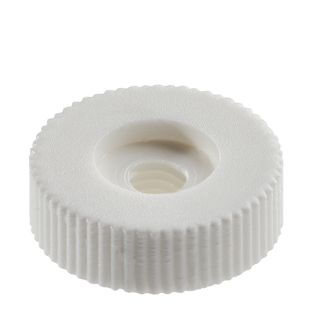 Knurled nut M4 plastic white 