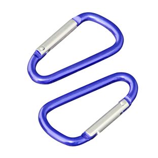 Carabiner hooks, Aluminium null | 48 mm