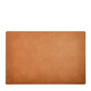 Desk pad leather, brown nature 