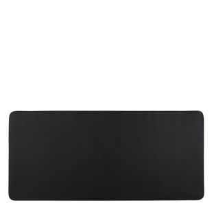 Leatherette desk pad black  | 90 x 43 cm 