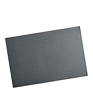 Řezací podložka, 150 x 100 cm, samoregenerace po řezu, s mřížkou černá 