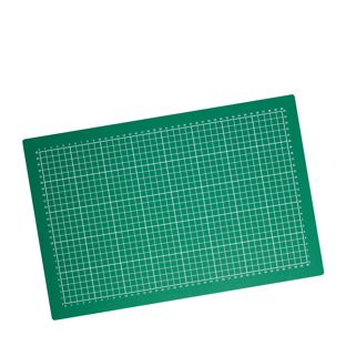 Řezací podložka, A3, 45 x 30 cm, samoregenerace po řezu, s mřížkou zelená|černá 