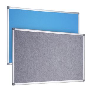 Felt pin board with aluminium frame, 60 x 90 cm 