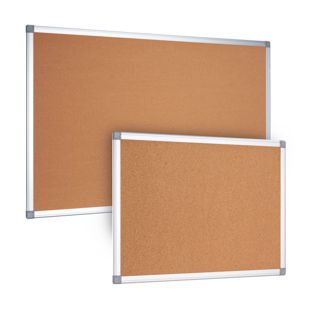 Cork board with aluminium frame 