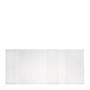Covers for maternity records 180 x 405 mm, 3 parts, PP foil, transparent 