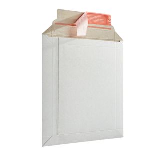 Cardboard envelope B5, 21 x 26.5 x 3 cm, self-adhesive seal, tear strip, white 