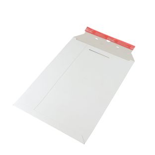 Cardboard envelope A3, 31 x 44.5 x 3 cm, self-adhesive seal, tear strip, white 