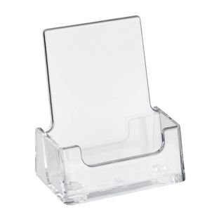 Držák vizitek, 1 přihrádka, formát na výšku, polystyren, Taymar 
