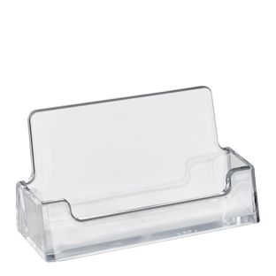 Business card holder, 1 tray, landscape, polystyrene, Taymar 