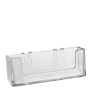 Business card holder clip, 1 tray, landscape, polystyrene, Taymar 