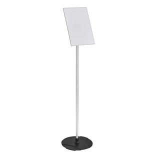 Info display PULADI with acrylic frame, silver 