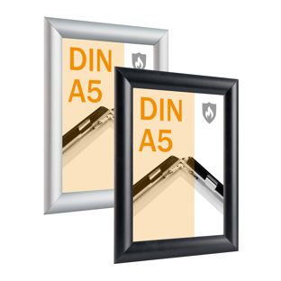 Fire protection snap frame A5 with fire rating certificate B-s1, d0 