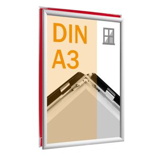 Sklopné rámy do výlohy A3 stříbrná 