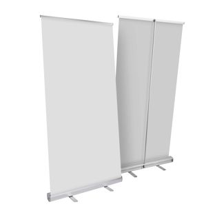Roll Up Standard, without print, 200 x 100 cm | silver 