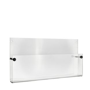 Wall leaflet holder, acrylic, transparent PTXA 1 x A4 