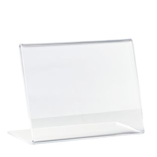 L-shaped sign holder, PS,  A8  | landscape 