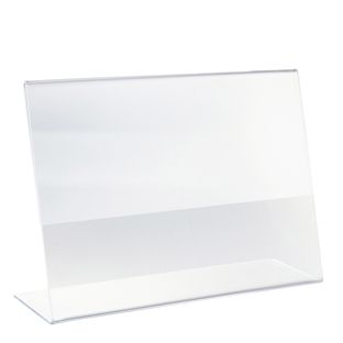 L-shaped sign holder, PS,  A6  | landscape 