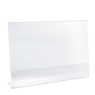 L-shaped sign holder, acrylic A3  | landscape 