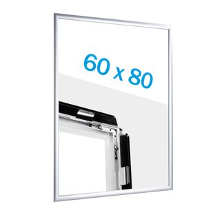 Snap frame aluminium for posters 600 x 800 mm 