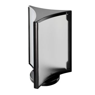 Rotating sign holder, 3-sided, A5, black A5 