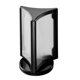 Rotating sign holder, 3-sided, A6, black A6 