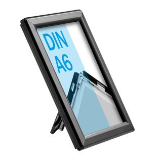 Sklopný rám A6 Opti Frame, s oporou zadní stěny černá 