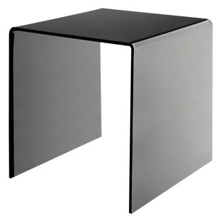 Acrylic U stand, black 200 x 200 x 200 mm 