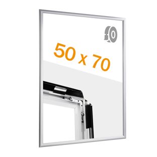 Snap frame, aluminium, B2, self-adhesive 