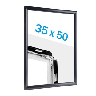 Snap frame, aluminium, B3 25 mm 