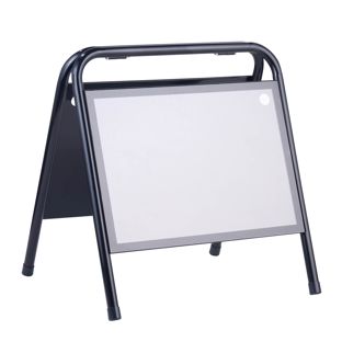 Pavement sign steel A3 STEEL-STOP, landscape 